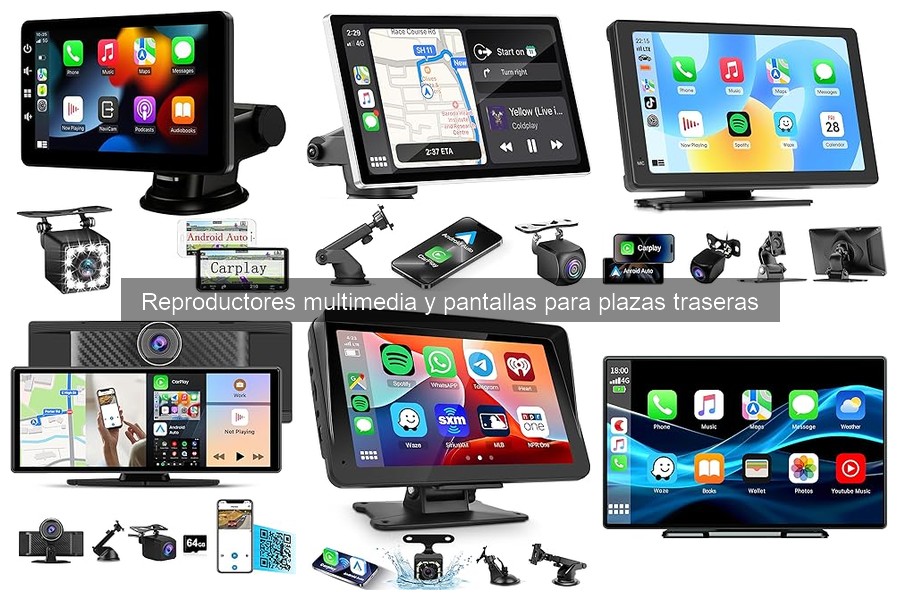 ¿Qué es un reproductor multimedia para plazas traseras?