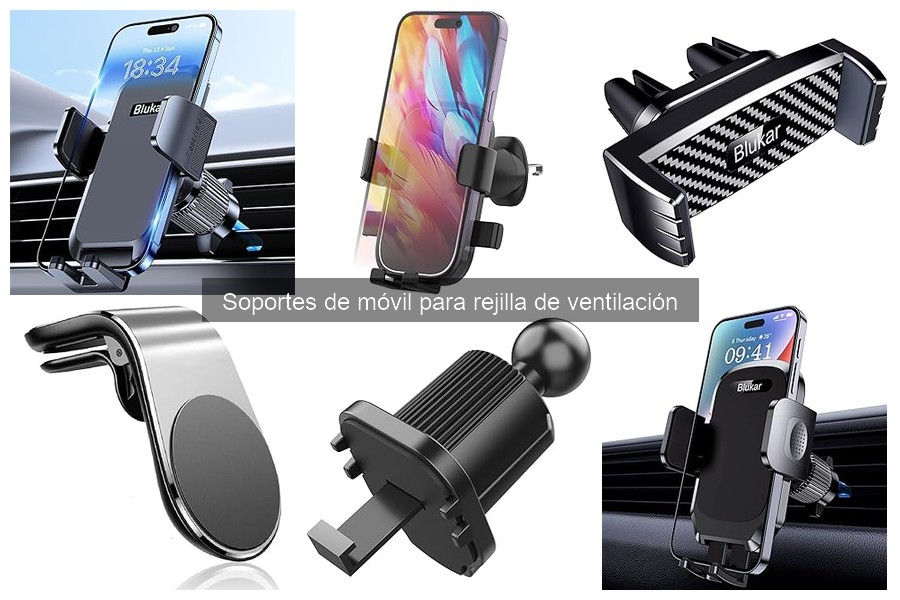 ¿Qué es un soporte de móvil para rejilla de ventilación?