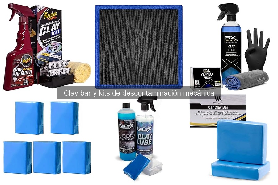 ¿Qué es una clay bar? Descubre su función en el cuidado del coche