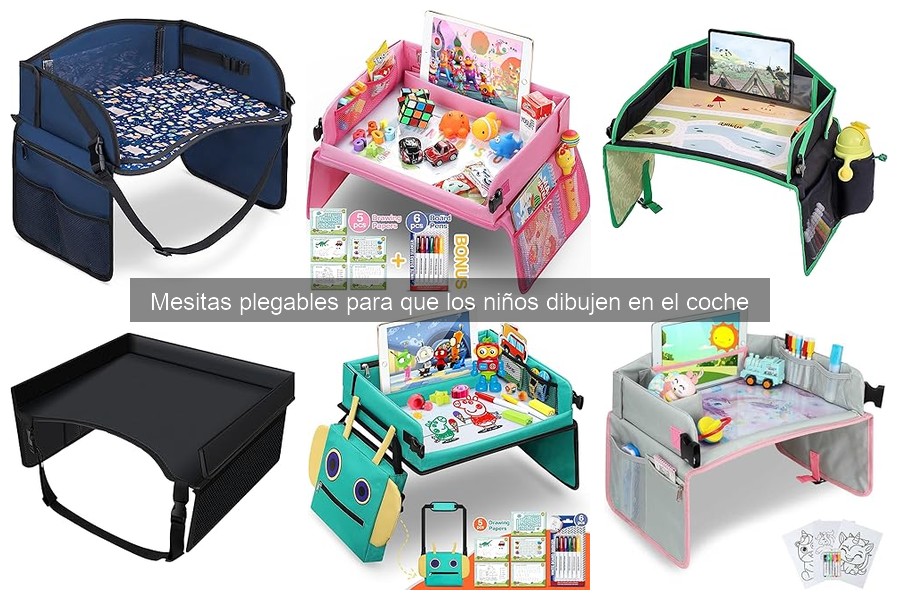 ¿Qué es una mesita plegable para niños en el coche?