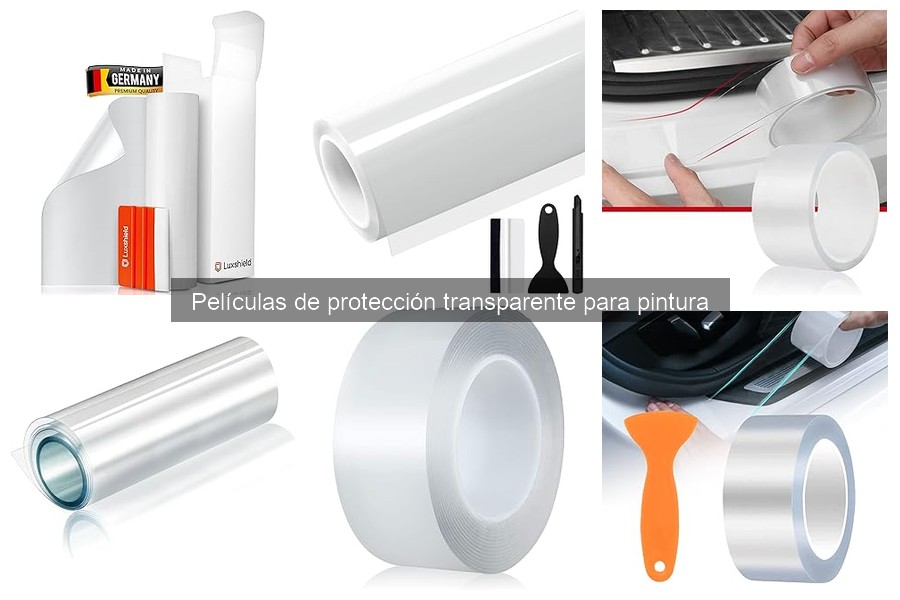 ¿Qué es una película de protección transparente para pintura?