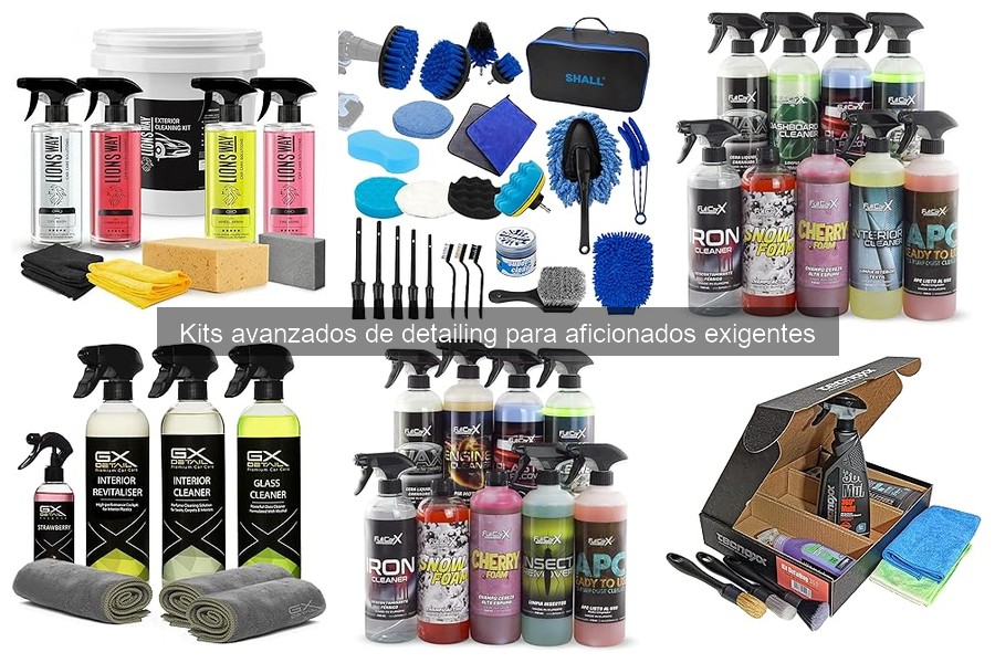 ¿Qué incluye un kit de detailing avanzado para coches?