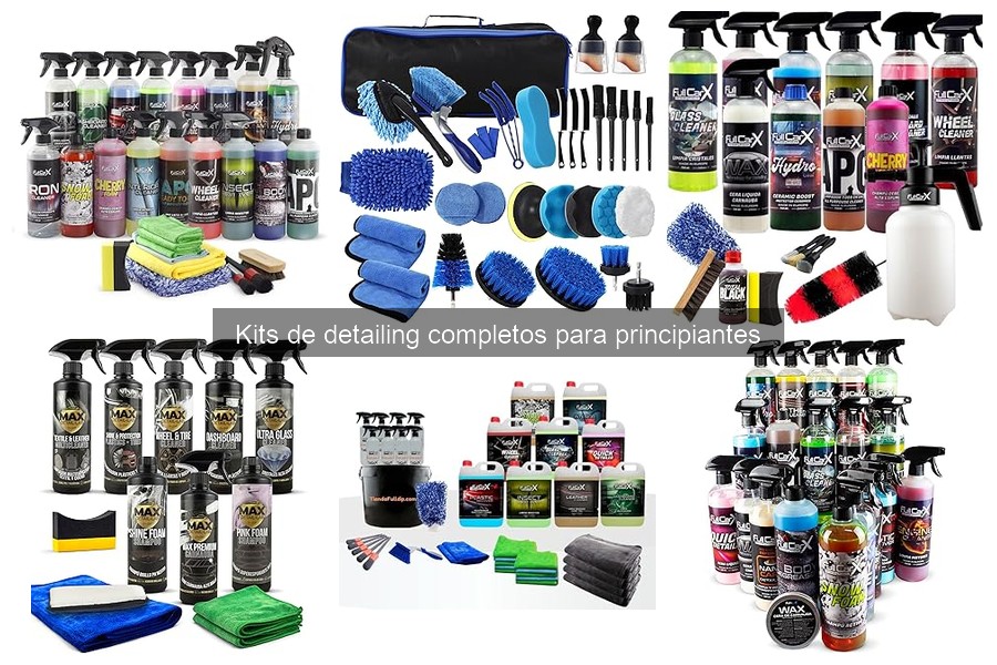 ¿Qué incluye un kit de detailing para coches?
