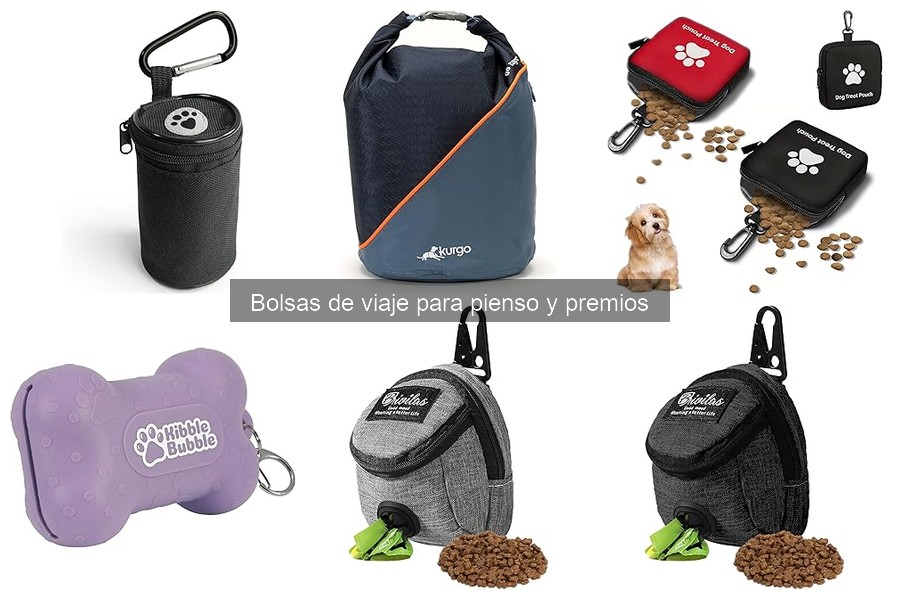 ¿Qué son las bolsas de viaje para pienso y premios?