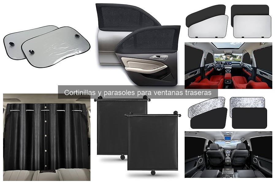 ¿Qué son las cortinillas y parasoles para ventanas traseras?