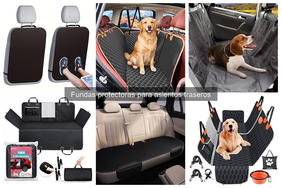 ¿Qué son las fundas protectoras para asientos traseros?