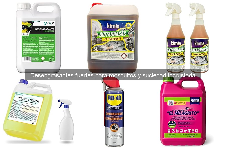 ¿Qué son los desengrasantes fuertes y cómo funcionan?