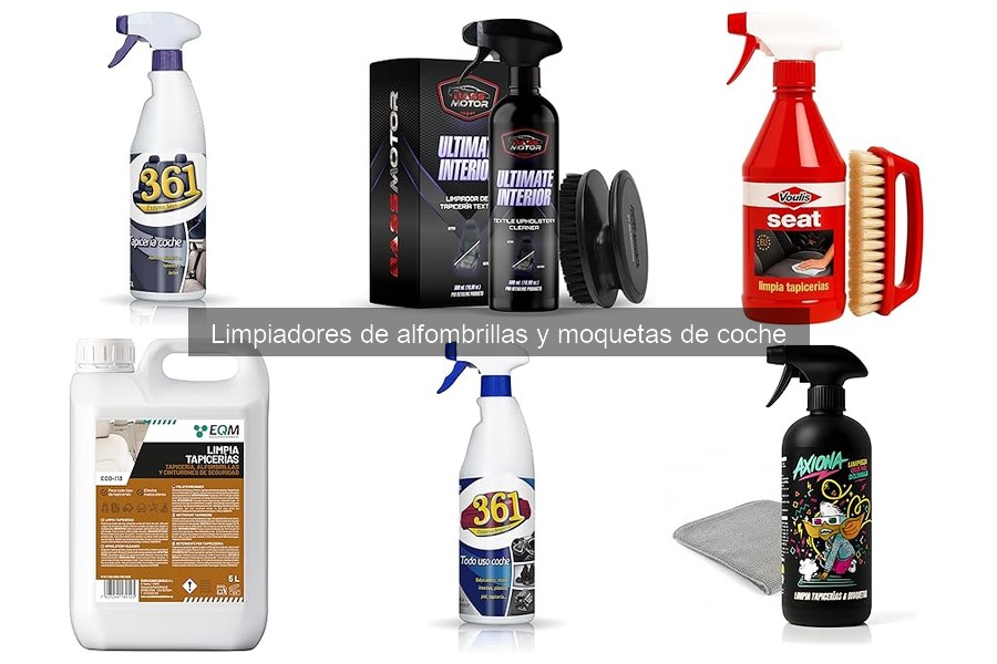 ¿Qué son los limpiadores de alfombrillas y moquetas de coche?