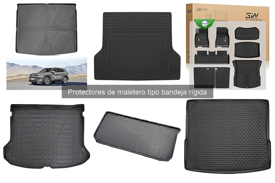 ¿Qué son los protectores de maletero tipo bandeja rígida?