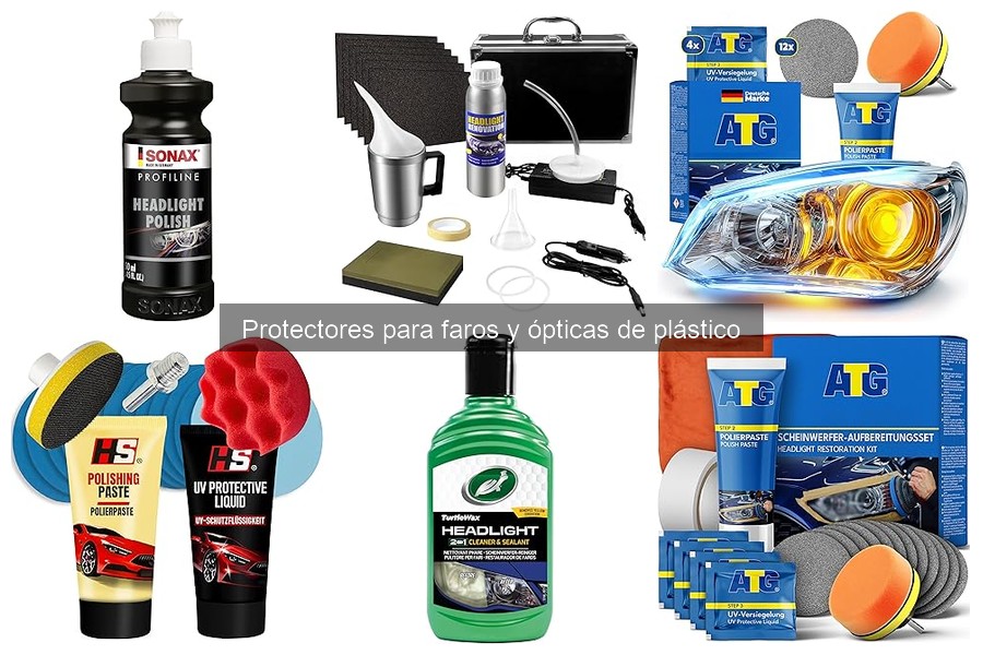 ¿Qué son los protectores para faros y ópticas de plástico?