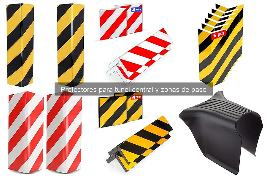 ¿Qué son los protectores para túnel central y zonas de paso?
