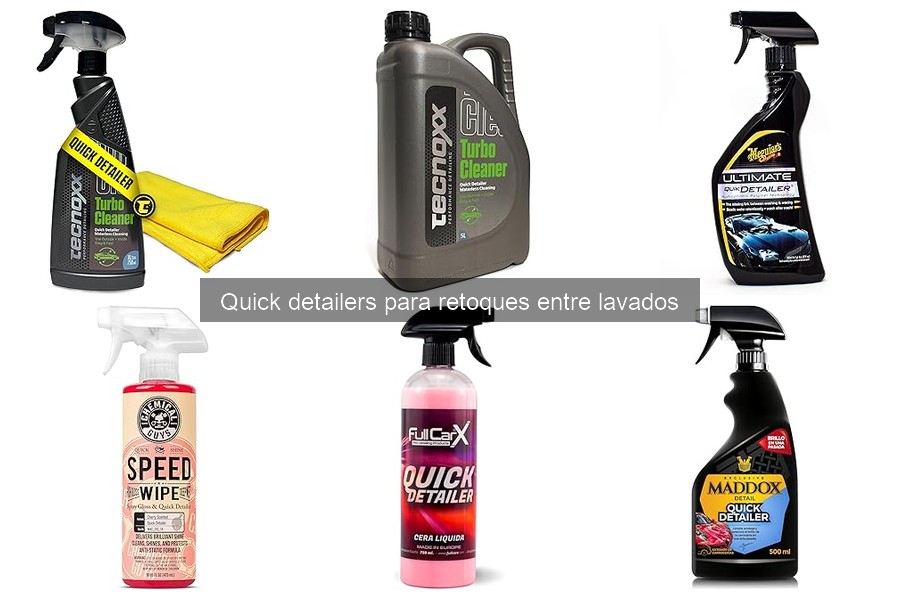 Qué son los quick detailers: guía para retoques rápidos