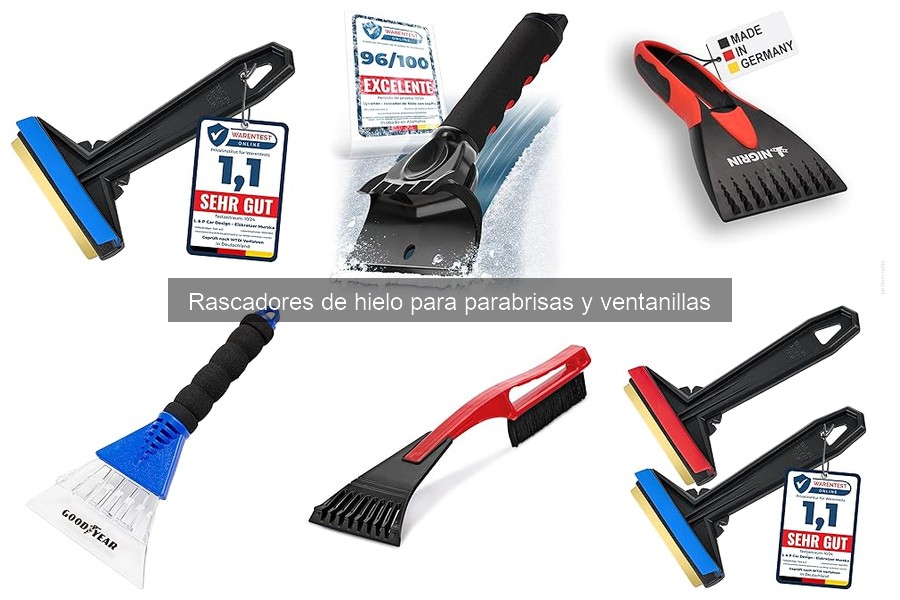 Rascador de hielo para parabrisas: características y funciones
