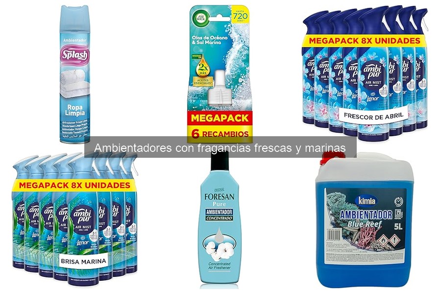 Reseñas de Ambientadores de Coche con Fragancias Marinas