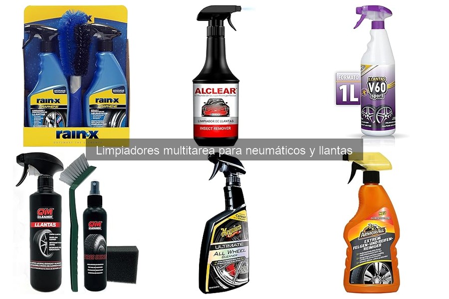 Seguridad de limpiadores multitarea para llantas deportivas