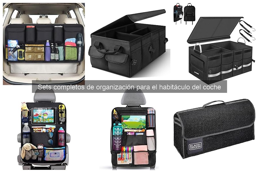 Sets de organización para el habitáculo del coche: ¿qué incluyen?
