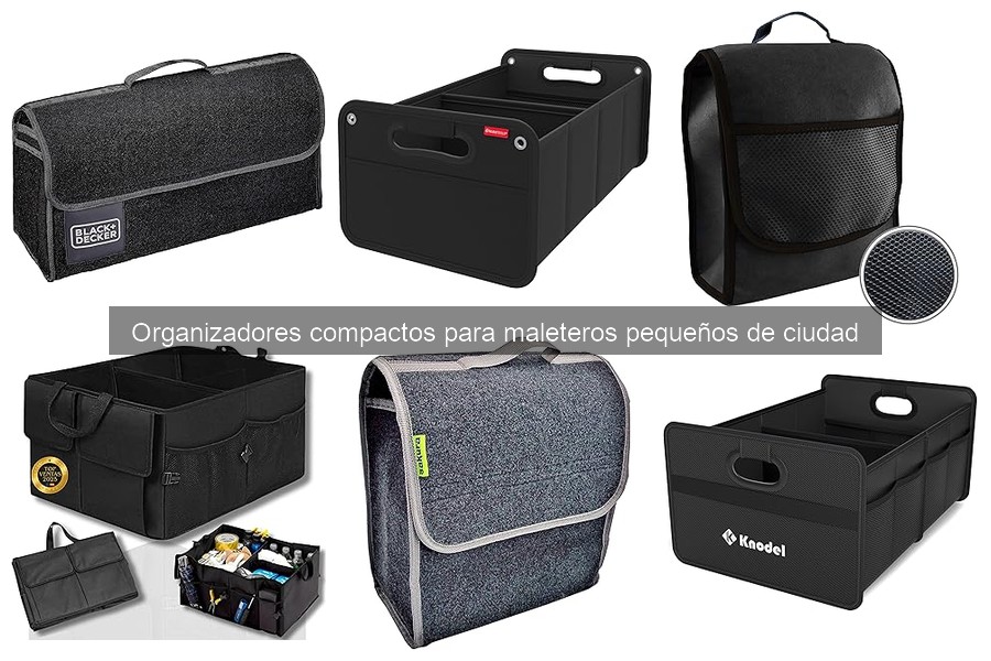Soluciones comunes para organizadores de maletero compactos
