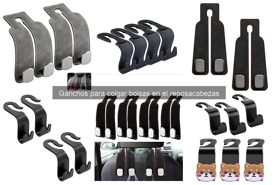 Soluciones para el deslizamiento de bolsas en ganchos de coche