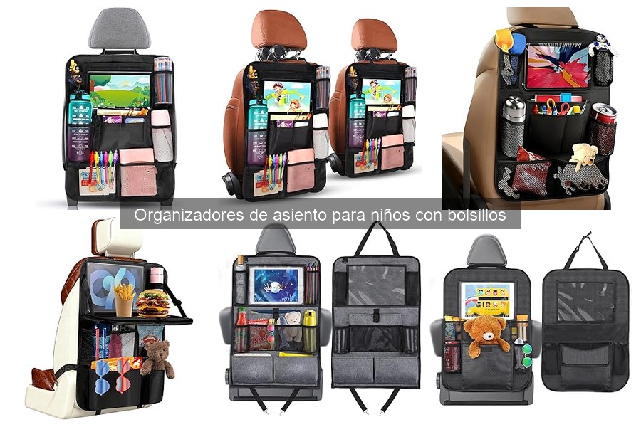 ¿Son seguros los organizadores de asiento para niños?