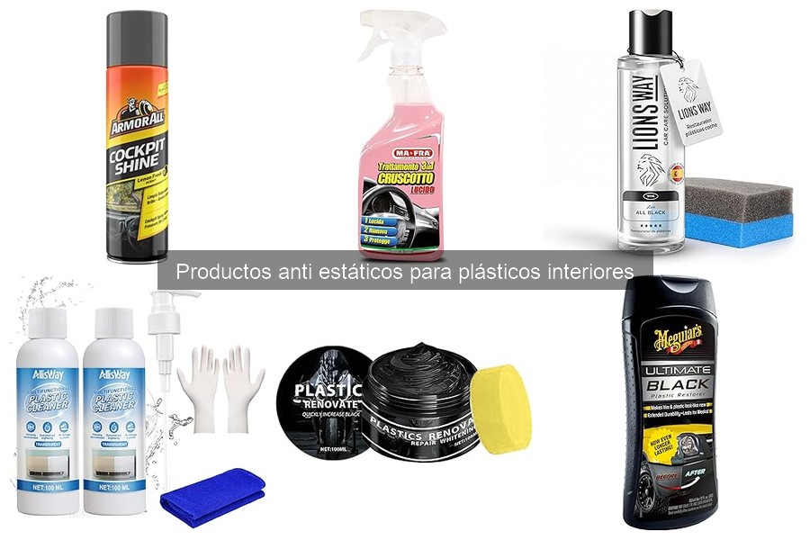 ¿Son seguros los productos anti estáticos para plásticos interiores?