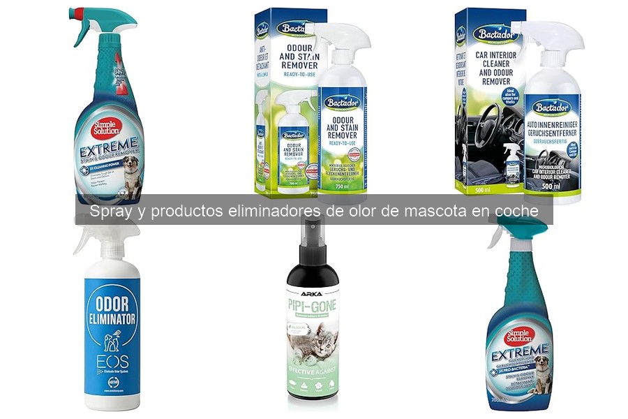 ¿Son seguros los sprays eliminadores de olor para mascotas?