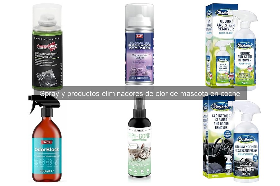 Spray eliminadores de olor para mascotas en coche: ¿qué son?