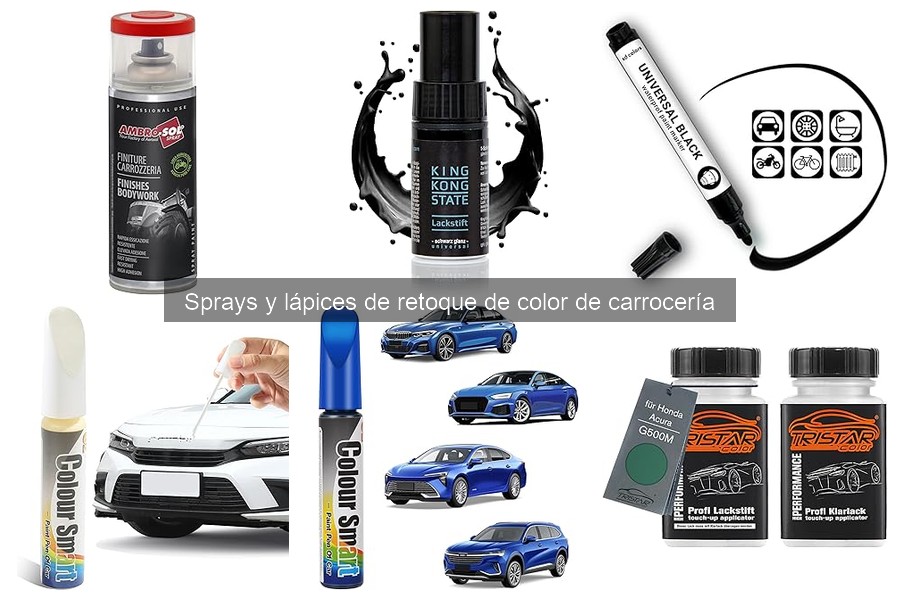 Sprays y Lápices de Retoque de Carrocería: Qué Son y Usos