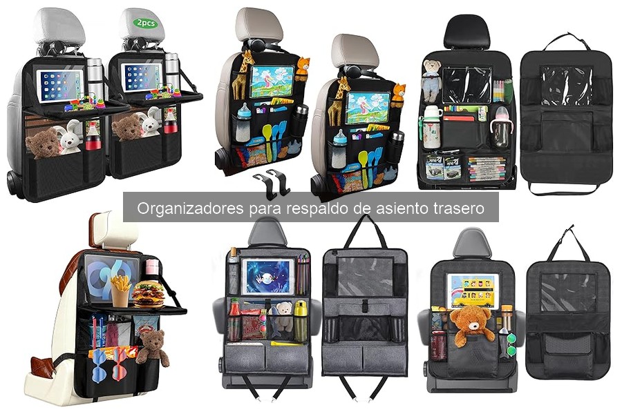 Testimonios sobre organizadores de respaldo de asiento trasero