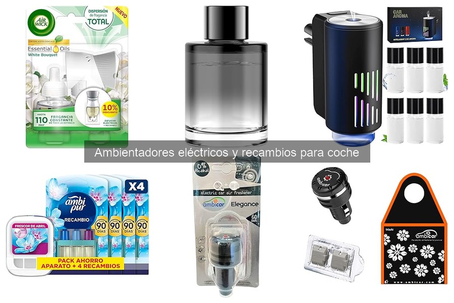 Tipos de ambientadores eléctricos para coche: guía completa