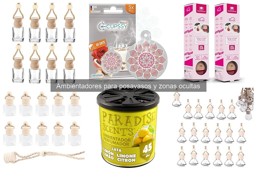 Tipos de ambientadores para zonas ocultas del coche