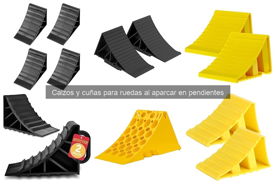 Tipos de calzos y cuñas para ruedas: guía de elección