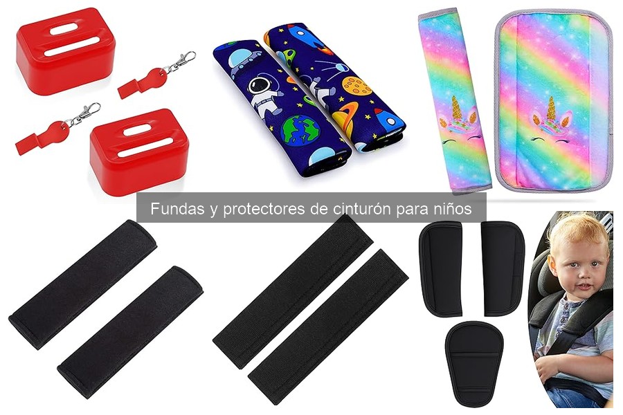 Tipos de fundas y protectores de cinturón para niños