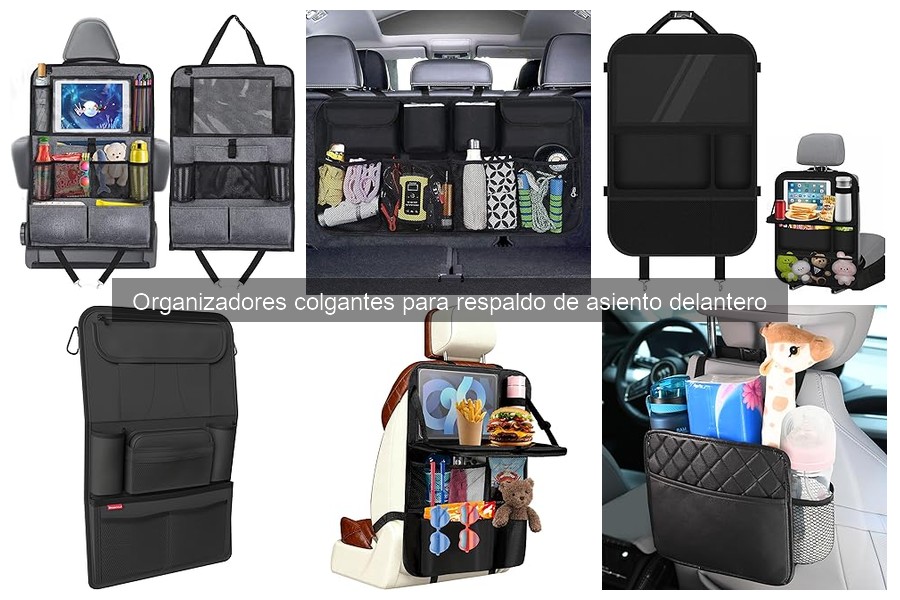 Tipos de Organizadores Colgantes para Asiento del Coche