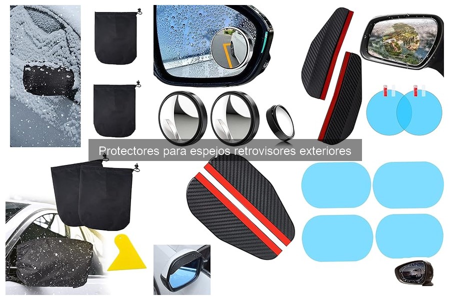 Tipos de protectores para espejos retrovisores exteriores