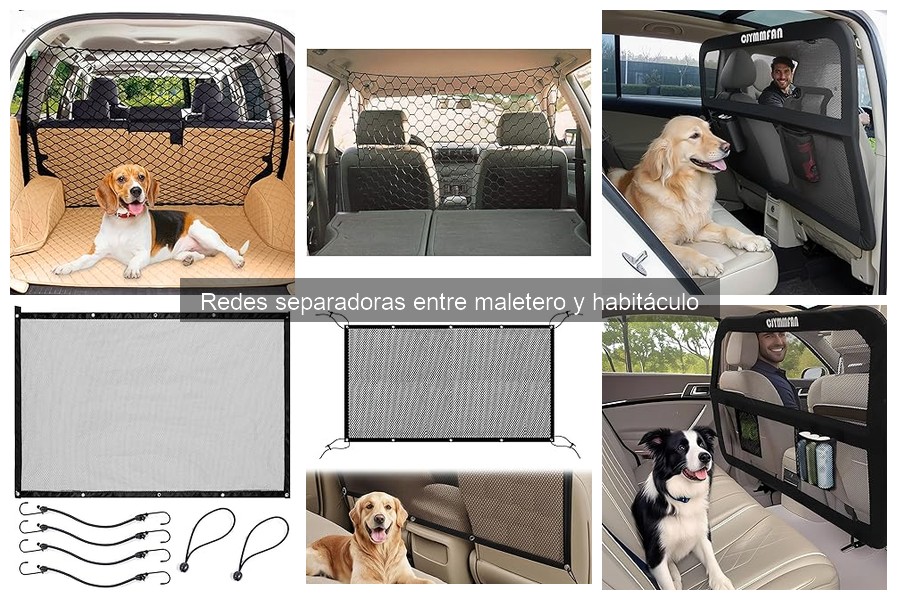 Tipos de redes separadoras para maletero y habitáculo