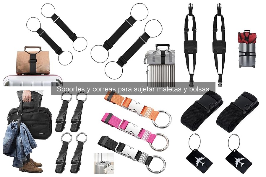 Tipos de soportes y correas para maletas: guía completa