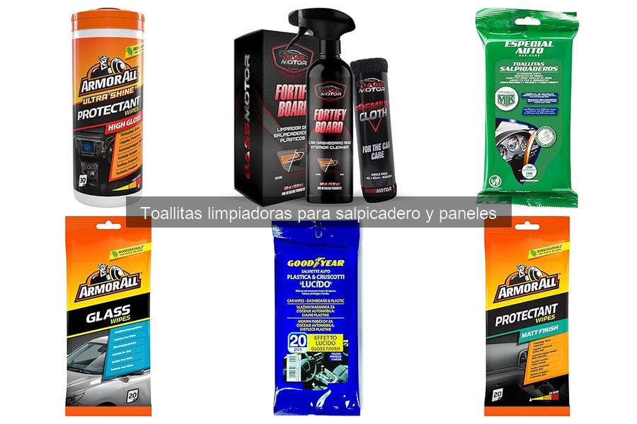 Toallitas limpiadoras para salpicadero: ¿son seguras para tu coche?