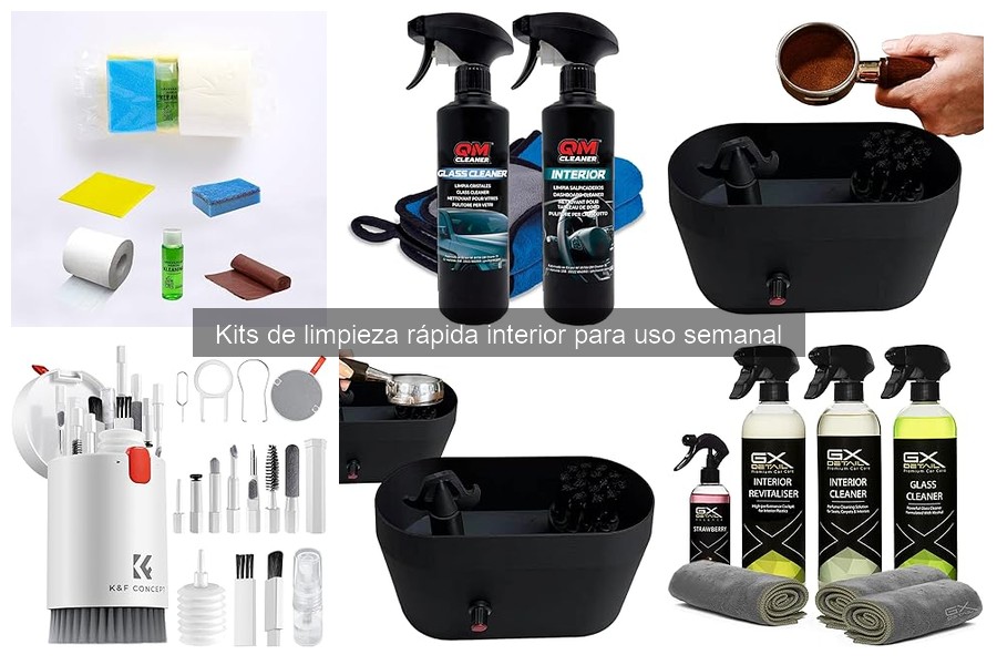 Todo sobre kits de limpieza rápida interior para coches