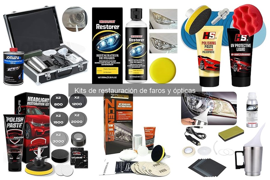 Todo sobre kits de restauración de faros para coches