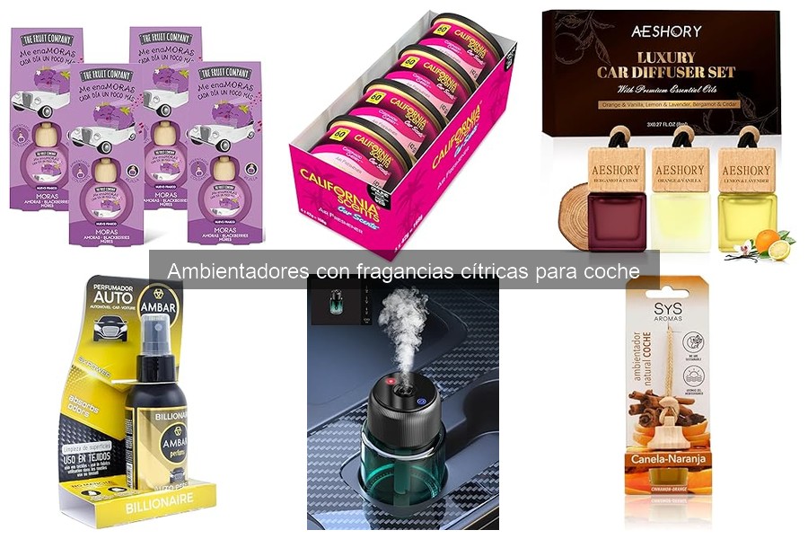 Uso Efectivo de Ambientadores Cítricos en tu Coche