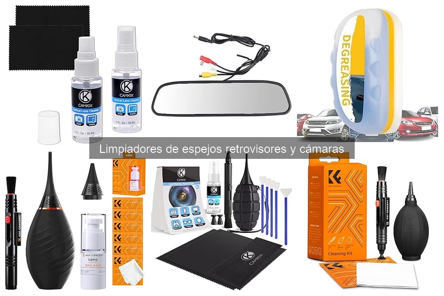 Usos inusuales de limpiadores para espejos y cámaras