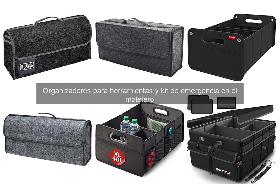 Usos prácticos de organizadores para herramientas en el maletero