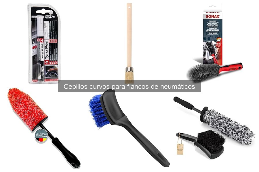 Ventajas de los cepillos curvos para flancos de neumáticos