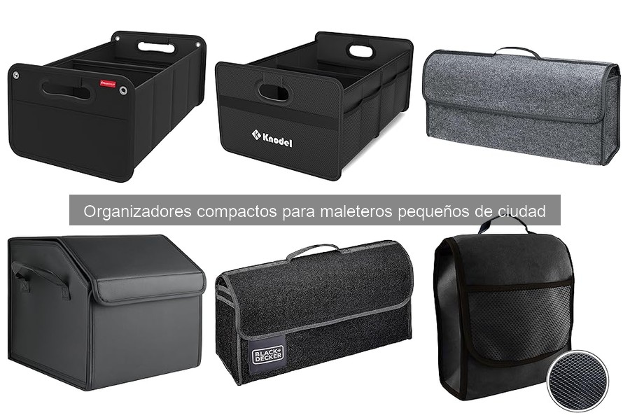 Ventajas de los organizadores compactos para maleteros pequeños