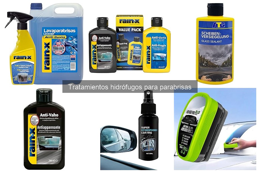 Ventajas de los tratamientos hidrófugos para parabrisas