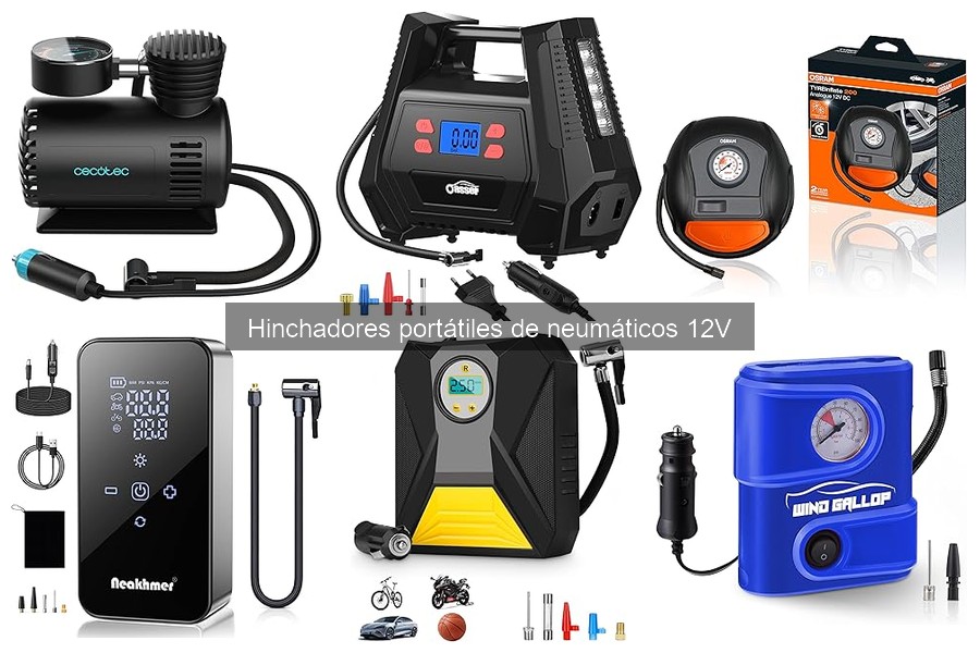 Ventajas de un hinchador portátil 12V para neumáticos