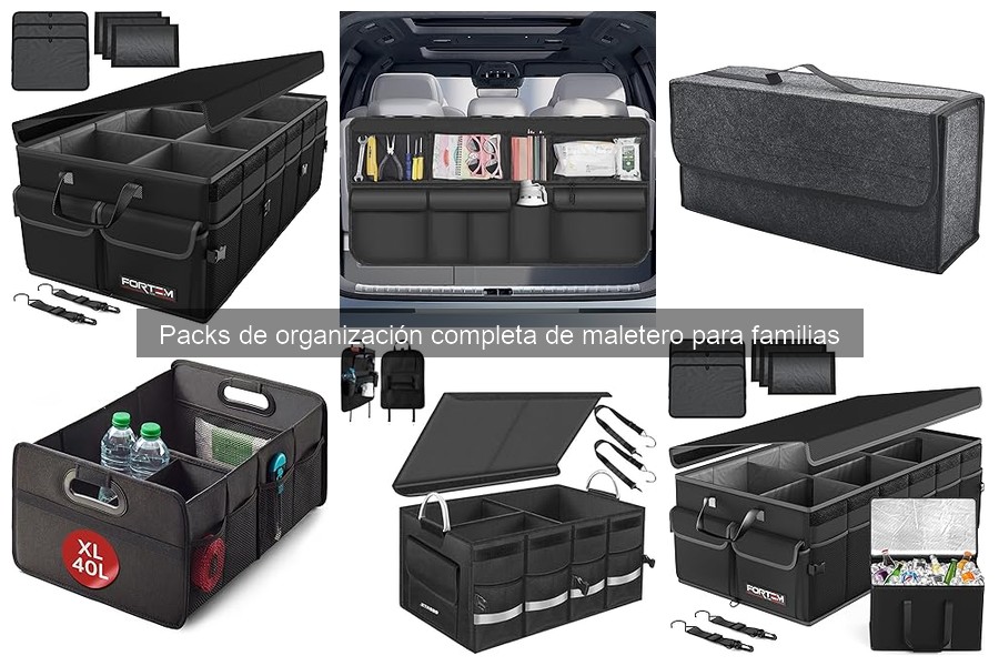Ventajas de un pack de organización de maletero para familias