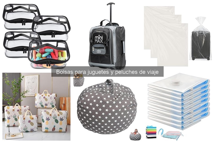 Ventajas de usar bolsas para juguetes y peluches de viaje