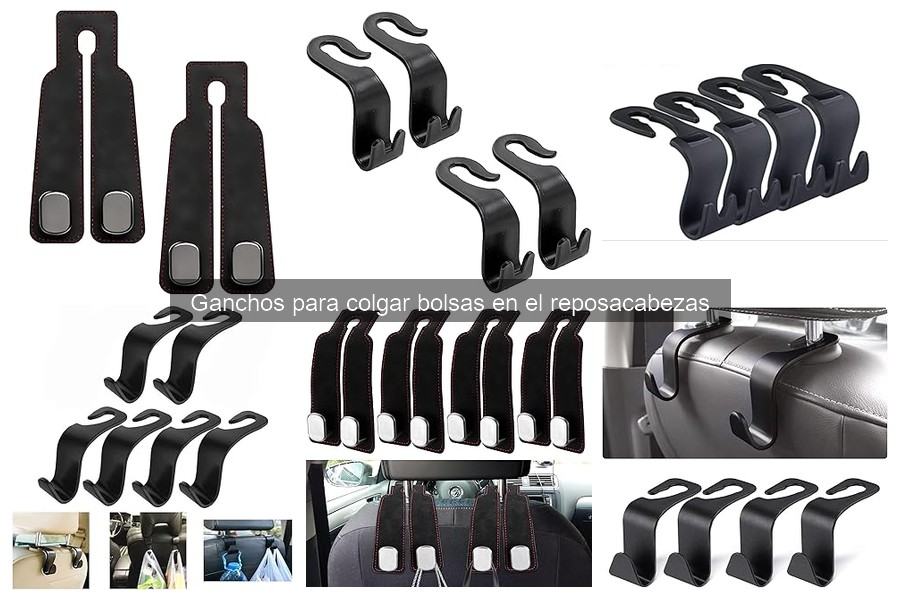 Ventajas de usar ganchos para colgar bolsas en el coche