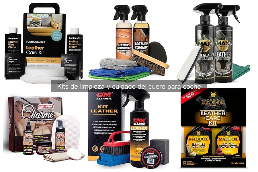 ** Ventajas de usar kits de limpieza para cuero en coches